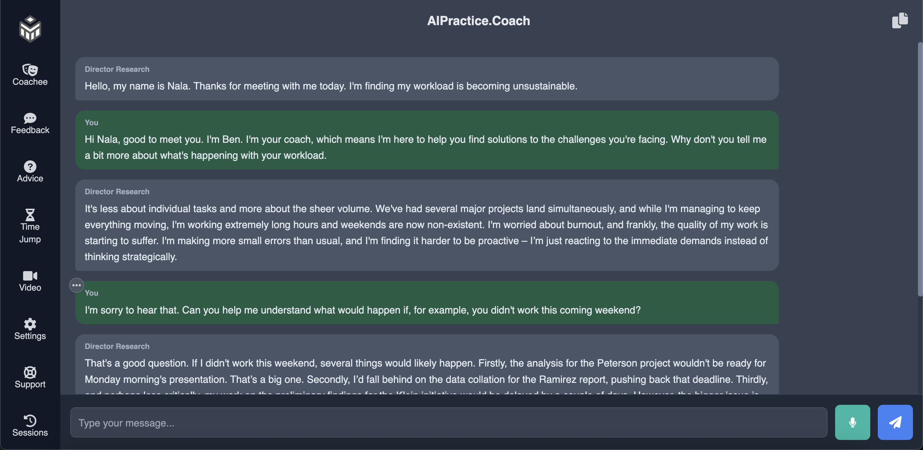Application screenshot showing the main dashboard.